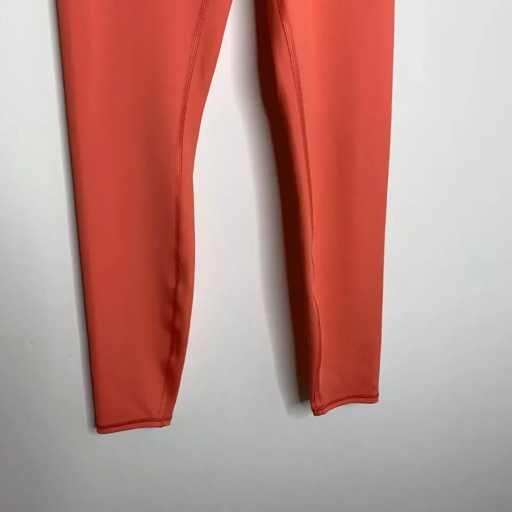 Alo Yoga 7/8 High-Waist Airbrush Legging Coral Small Womens Athletic